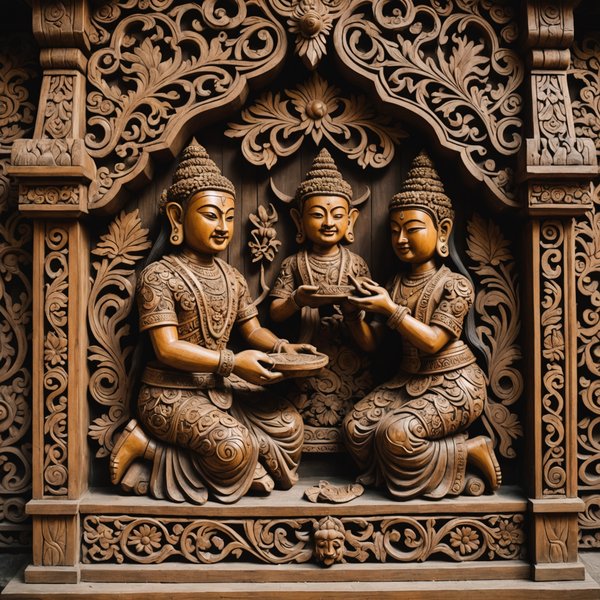 Comment découvrir les traditions de la sculpture sur bois en Bali, Indonésie?