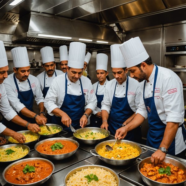 Peut-on participer à une croisière qui propose des ateliers de cuisine indienne avec des chefs locaux?