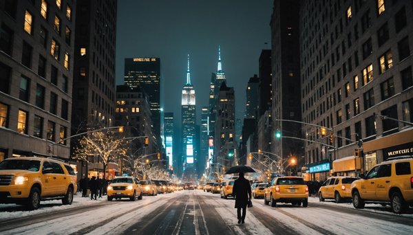 Plongez dans l'ambiance féerique de new york en décembre